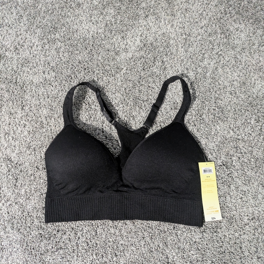 Joe Fresh Black Seamless Bra